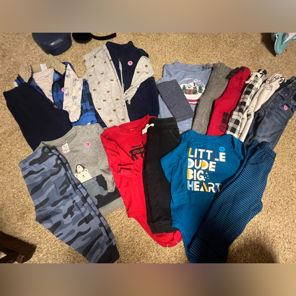 18 month boys clothing lot